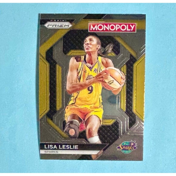 LA SPARKS -LISA LESLIE -2024 Panini Monopoly Prizm WNBA #WNBA13 - Picture 1 of 2